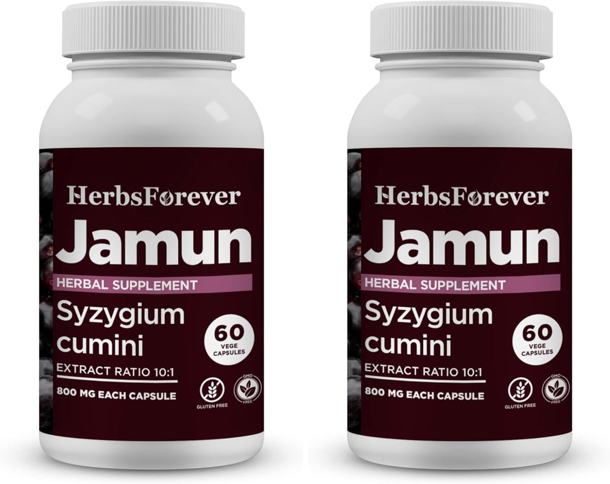 Jamun Capsules – Eugenia Jambolana Seed Extract (10:1) – 60 Vegan Capsules - görsel 10