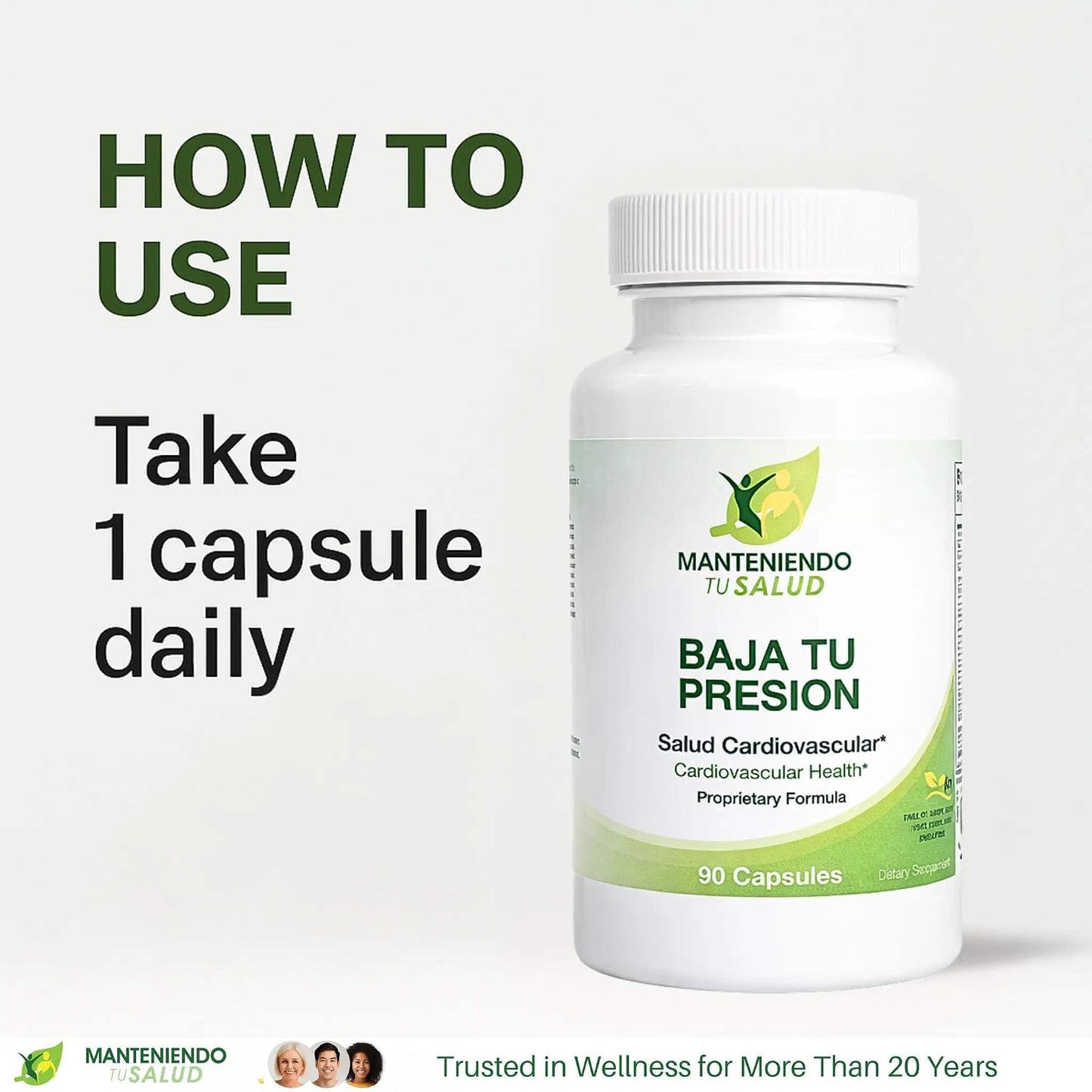 Baja Tu Presion Hawthorn Extract, Herbal Supplement, Garlic Extract, 90 Capsules - görsel 5