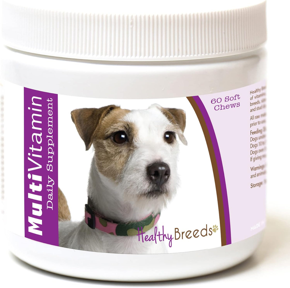 Healthy Breeds Parson Russell Terrier Multivitamin Soft Chews (60 Count) - görsel 1