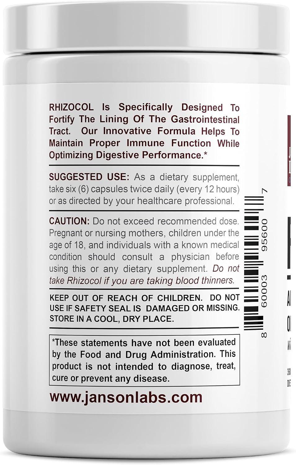 Rhizocol - Gut Health Supplement with Turmeric, Ginger & Blueberry Extract for Digestive Support - görsel 3