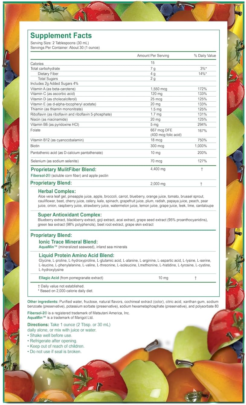 Pro Vitamin Complete Liquid Multivitamin - 6 Bottles (887 ml Each) - görsel 2