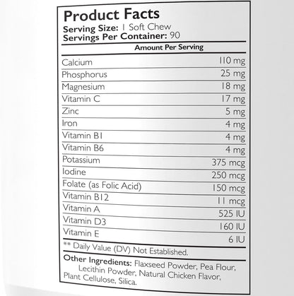 Nutrition Strength Prenatal Vitamins for Dogs - 90 Soft Chews