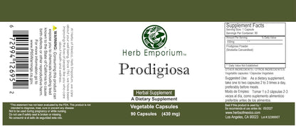 Herb Emporium Prodigiosa Organic Vegetable Capsules – 90 Count, 430mg