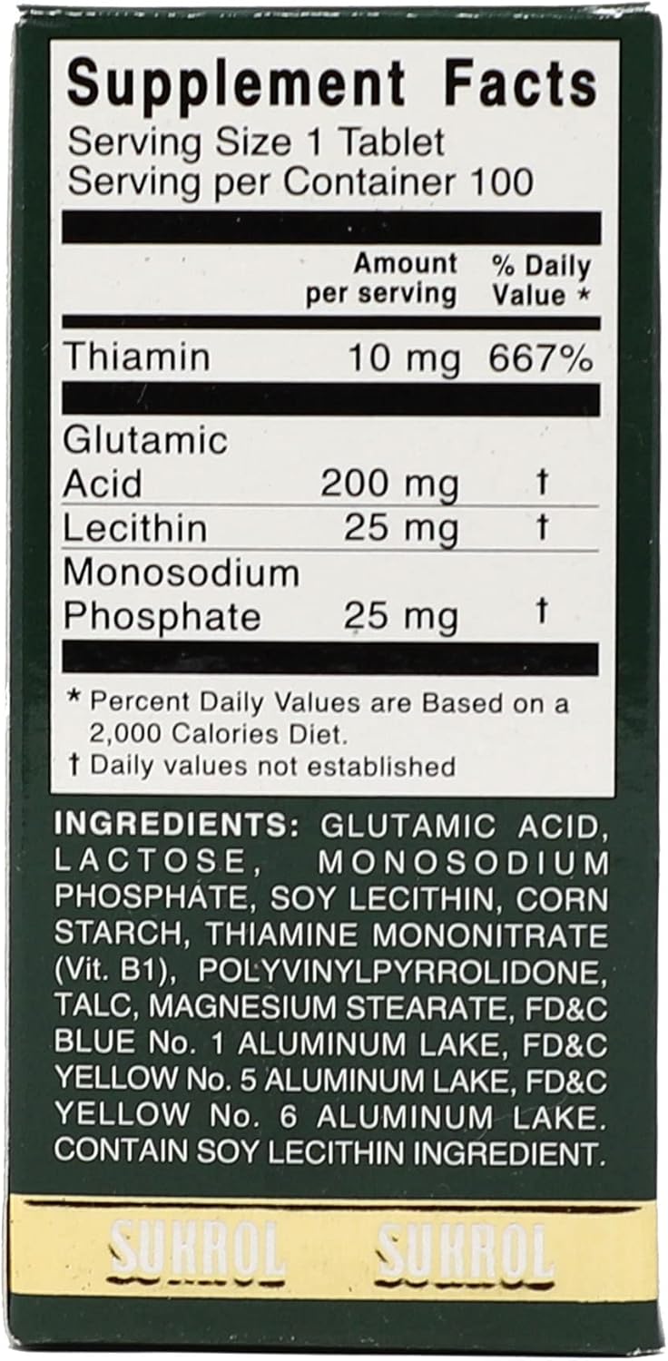 Sukrol Brain Support Supplement – 100 Tablets - görsel 5