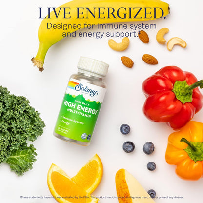 SOLARAY Once Daily High Energy Multivitamin – Vitamin D (as cholecalciferol): Contributes to normal bone health – Image 3