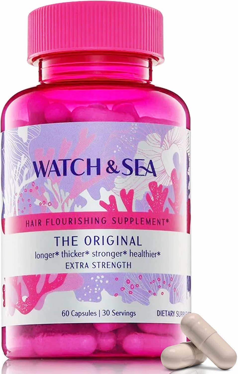Watch & Sea Hair Flourishing Extra-Strength Capsules - görsel 1
