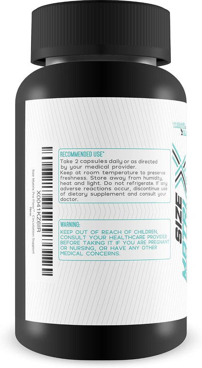 Size Matrix Pro Flow - Blood Flow Support Supplement for Men and Women