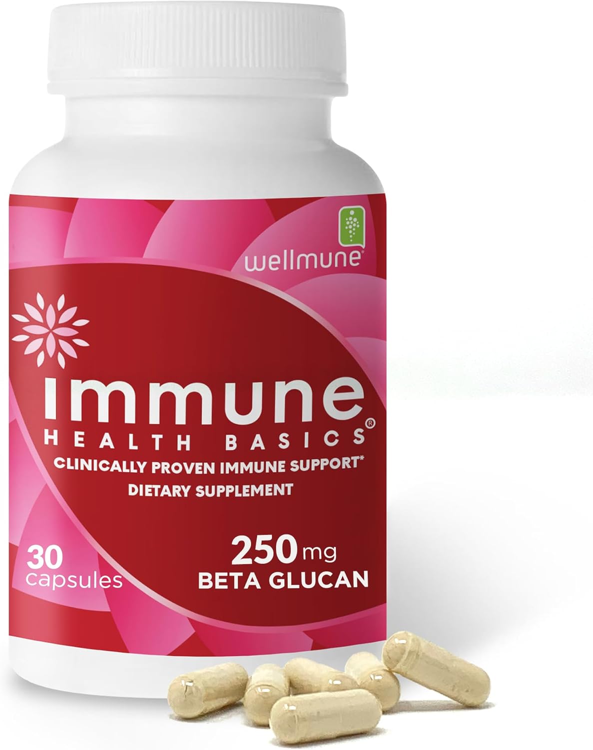 Immune Health Basics Ultra Strength Immunity - Wellmune Beta Glucan 125 mg - 60 Capsules - görsel 9