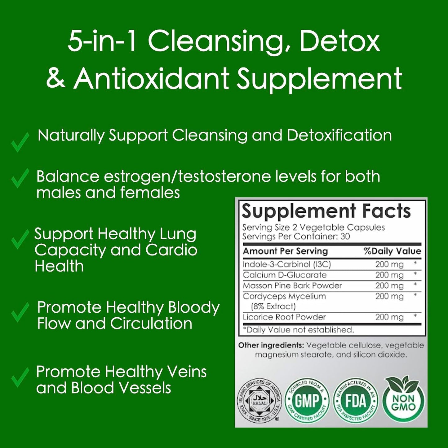 Anathapindika Super System Booster - 5-in-1 Formula with Indole-3-Carbinol, Cordyceps, Pine Bark & More - görsel 2