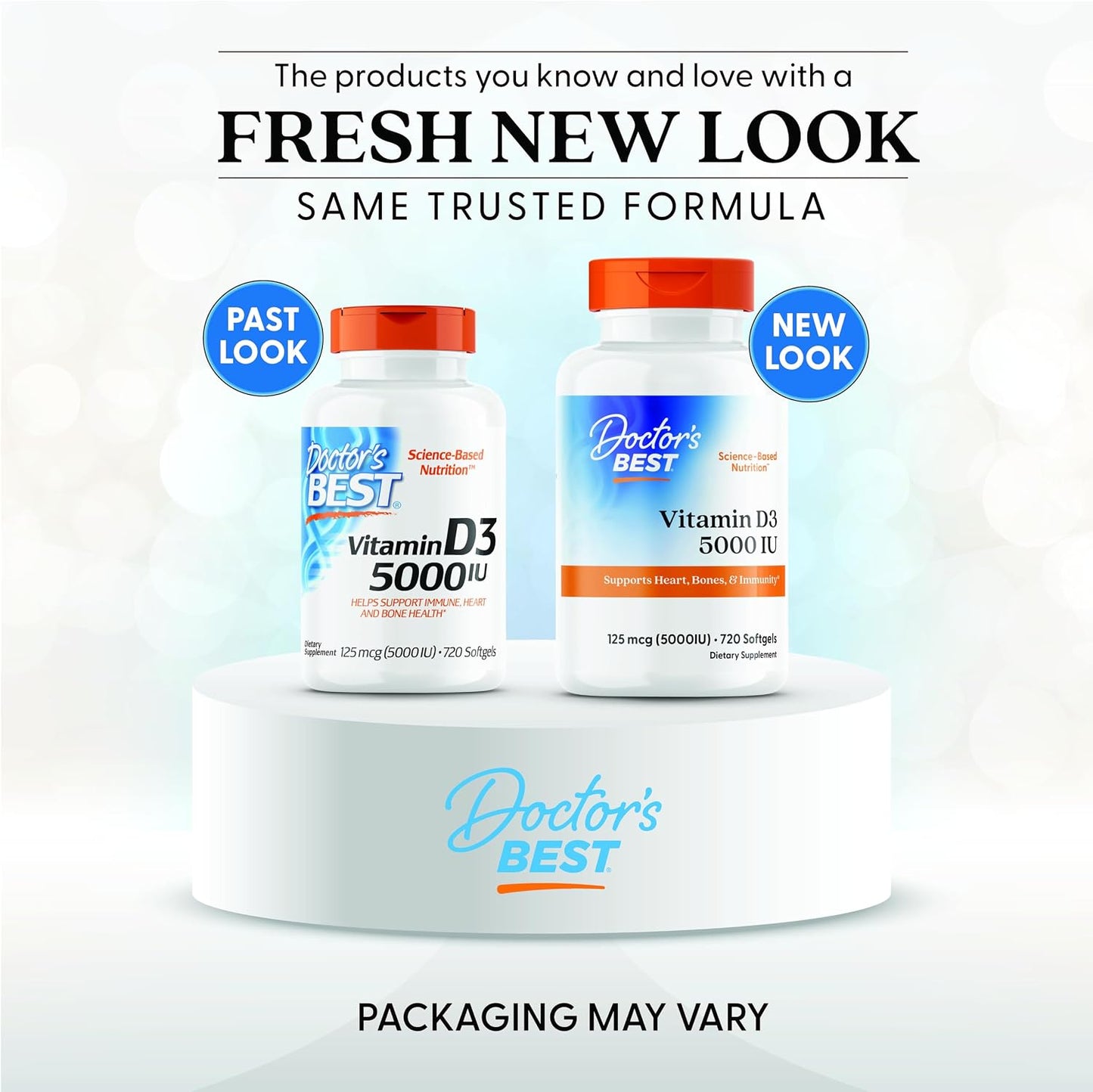Doctor's Best Vitamin D3, 5000 IU, 720 Capsules - görsel 2
