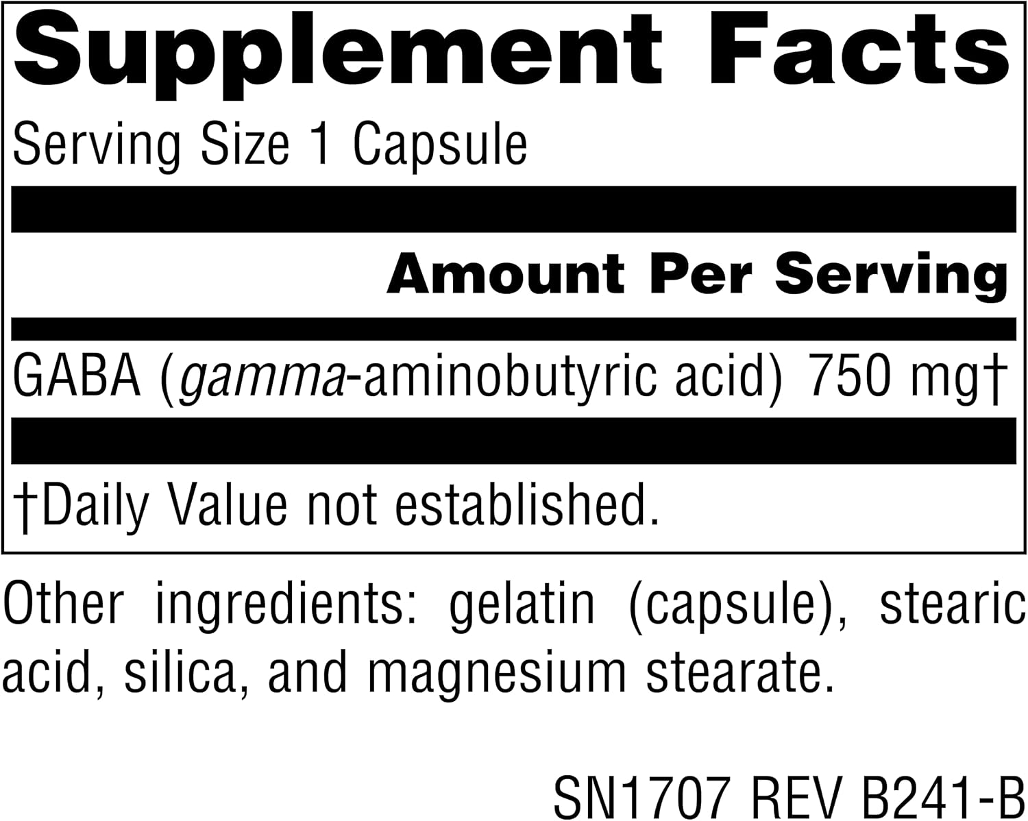 Source Naturals Serene Science GABA 750mg – 90 Capsules - görsel 2