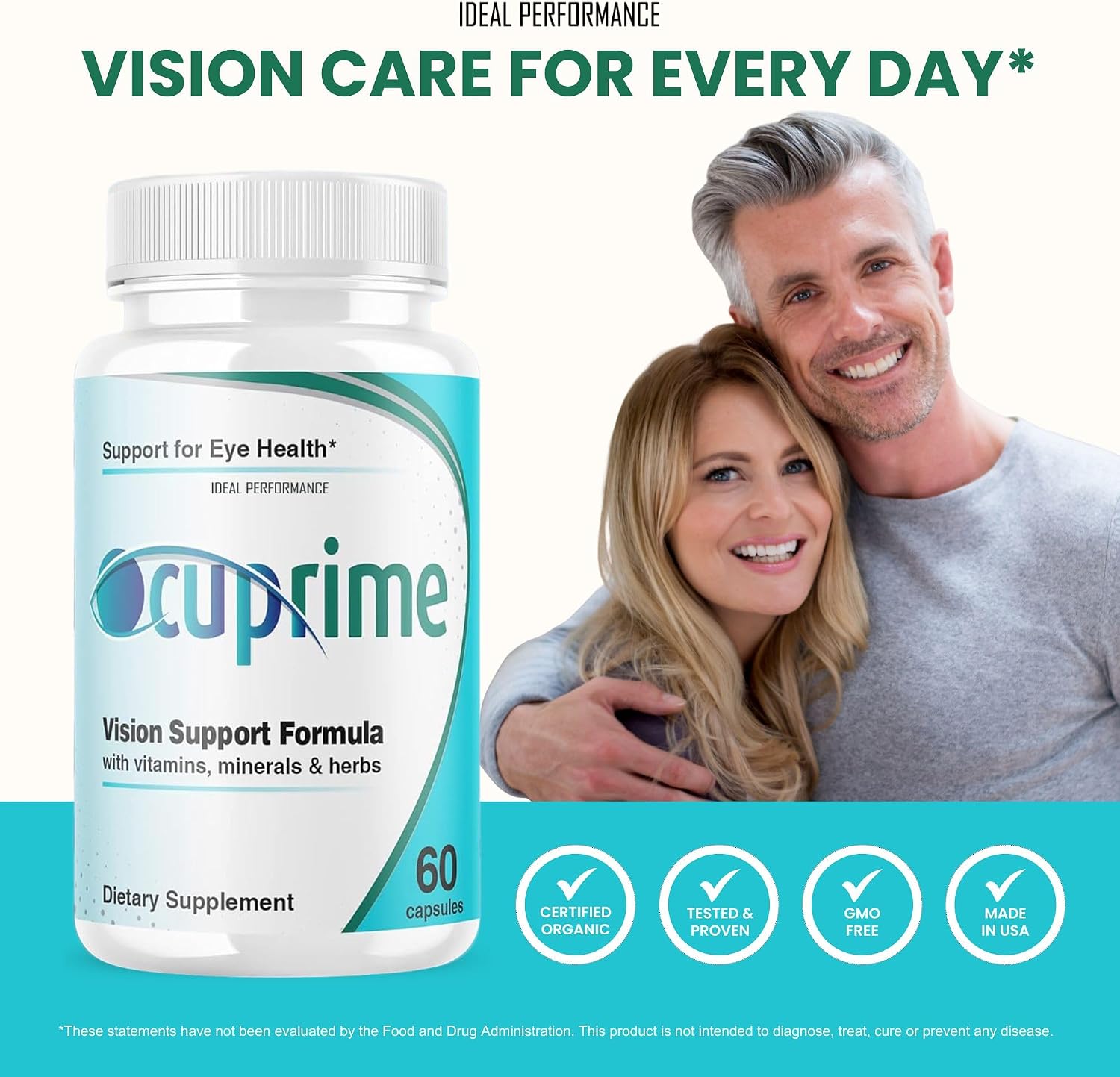 IDEAL PERFORMANCE Ocuprime Eye Health Supplement (60 Capsules) - görsel 6