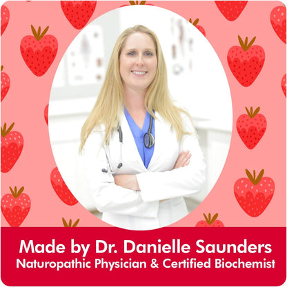 Dr. Danielle Vitamin D3 1000 IU and B12 250 mcg Gummies (60 Gummies)