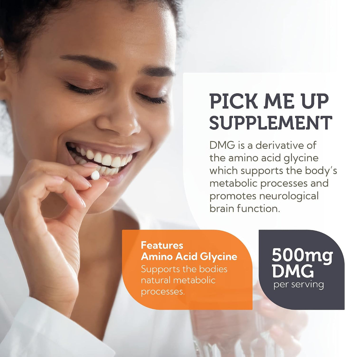 Zahler DMG 500mg – Dimethylglycine Supplement for Endurance & Immune Support – 90 Chewable Tablets - görsel 3