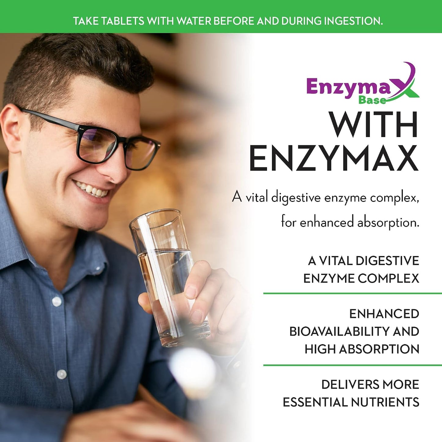 Maxi Health Vitamin C 1000 mg with Bioflavonoids & Enzymax - 100 Tablets - görsel 5