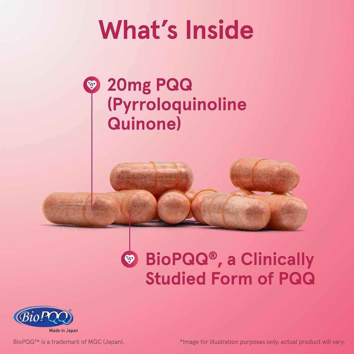 Jarrow Formulae® PQQ 20 mg, Food Supplement, Heart, Brain, and Metabolism Support, 30 Vegetarian Capsules - görsel 3