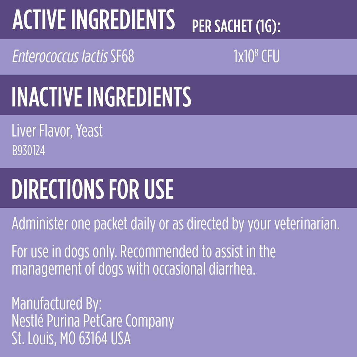 Purina Pro Plan Veterinary Supplements FortiFlora Probiotic Powder for Dogs, 30 Sachets - görsel 6