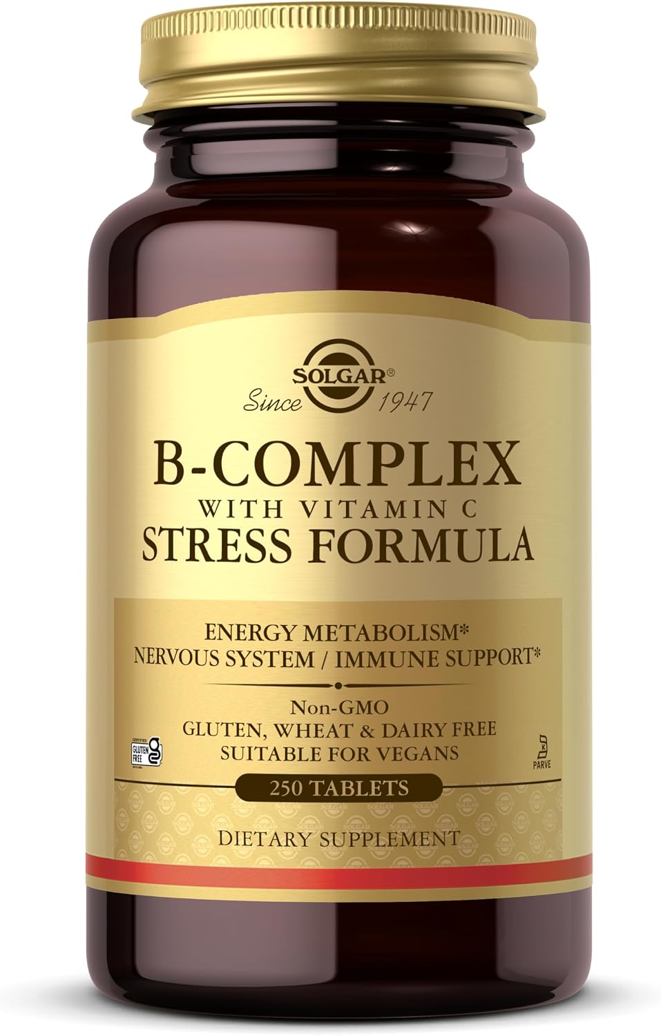 Solgar B-Complex with Vitamin C, Stress Formula - 250 Tablets - görsel 1