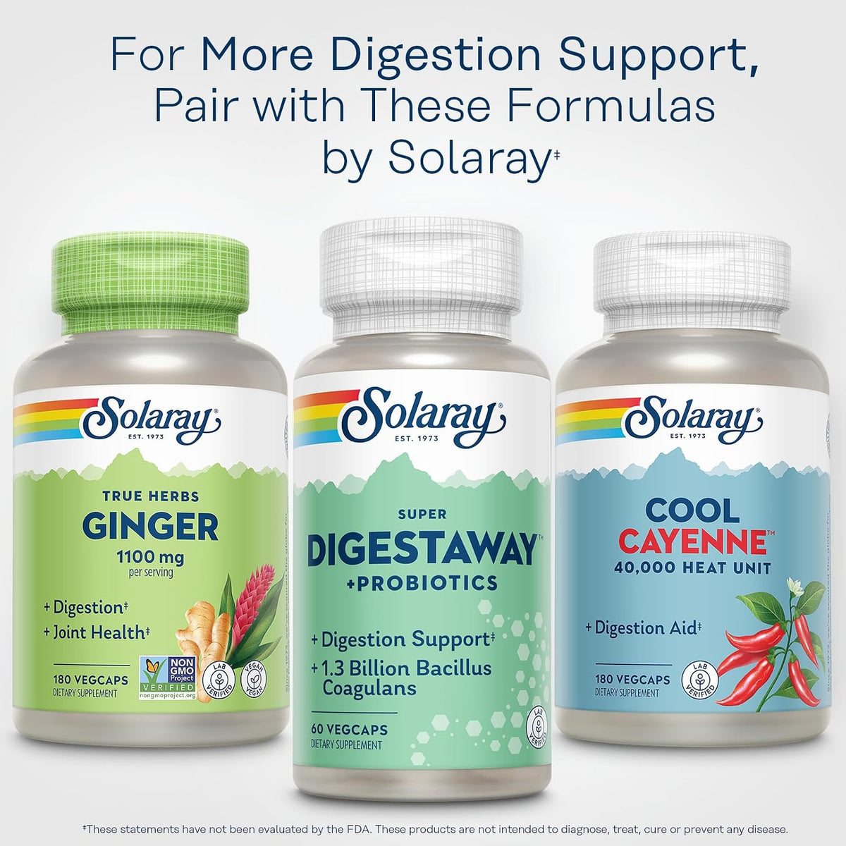 SOLARAY Super Digestaway Plus Probiotics - görsel 6