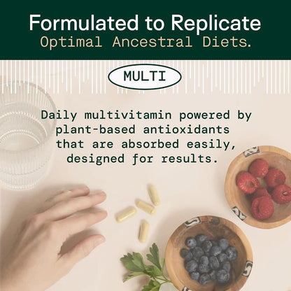 Adapt Naturals Multivitamin for Women and Men – Bio-available Daily Supplement – 30-Day Supply