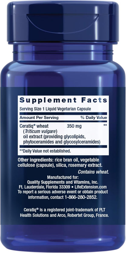 Life Extension Skin Restoring Ceramides – 30 Liquid Capsules