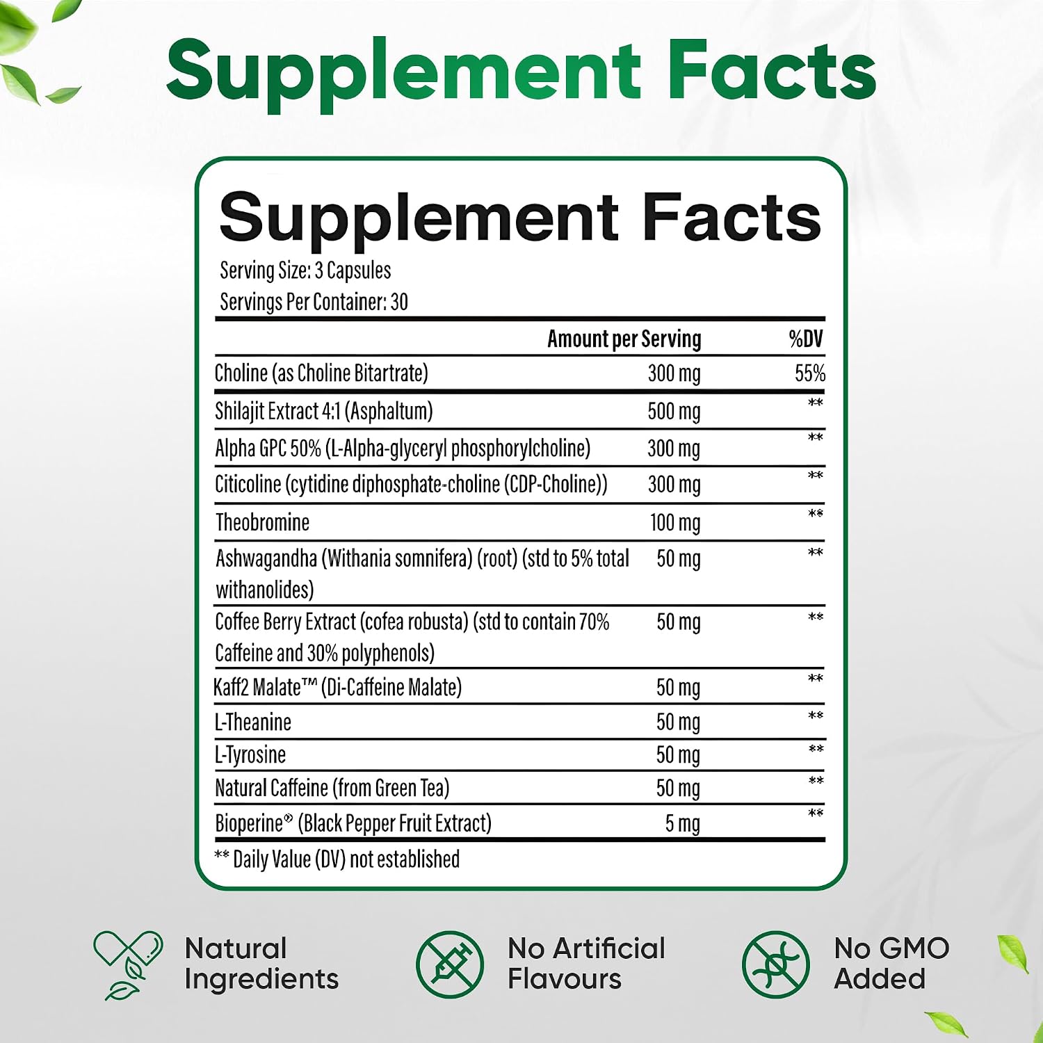 Executive Focus AM Nootropic Brain Supplement for Memory and Focus - görsel 4