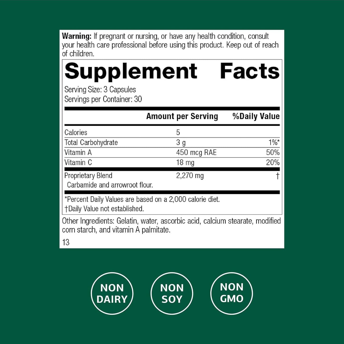Standard Process A-C Carbamide - Urinary Support Supplement with Vitamin A and C - 90 Capsules - görsel 2
