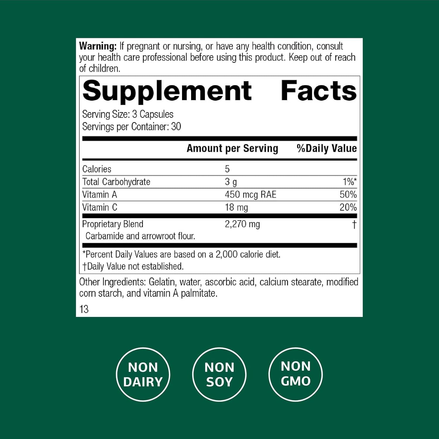 Standard Process A-C Carbamide - Urinary Support Supplement with Vitamin A and C - 90 Capsules - görsel 2