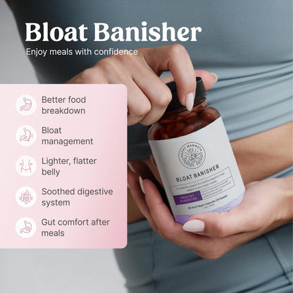 Happy Mammoth Bloat Banisher for Bloating, Digestion & Gut Comfort