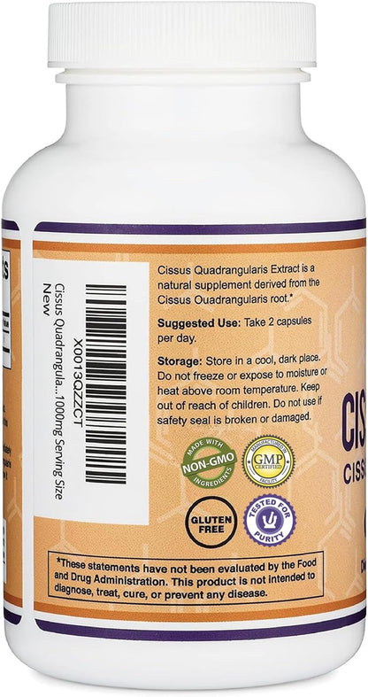 Double Wood Supplements Cissus Quadrangularis Super Extract, 150 Capsules