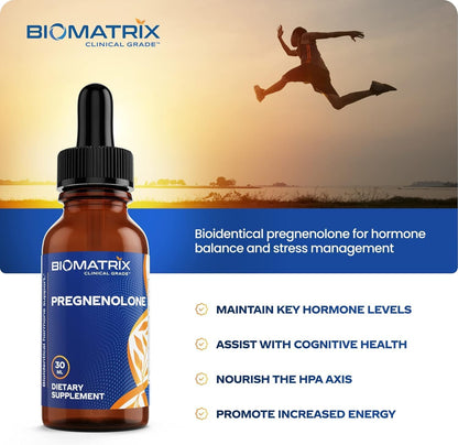 BioMatrix Pregnenolone Supplement – Sublingual Micronised Liquid (30 ml)