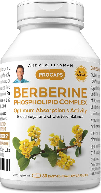 ANDREW LESSMAN Berberine Phospholipid Complex - 30 Capsules