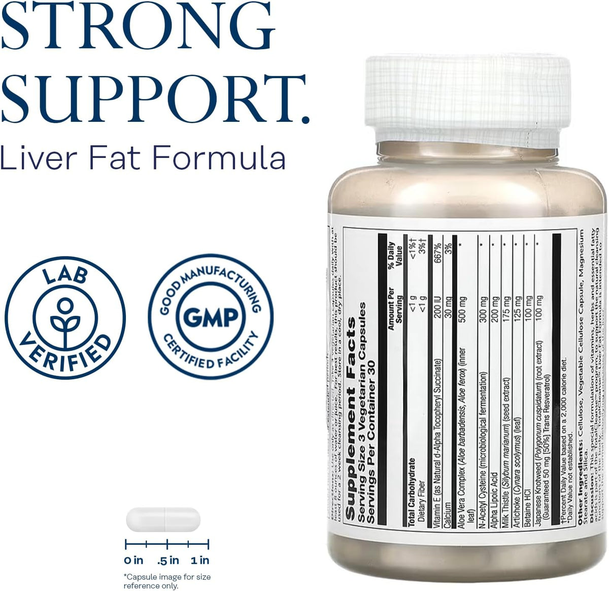 SOLARAY Total Cleanse Liver Fat Formula, Veg Caps, 90ct - görsel 2