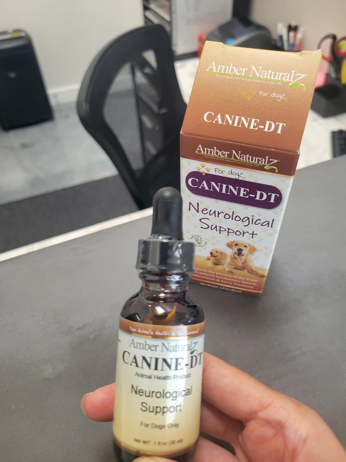 Amber NaturalZ Canine-DT Herbal Supplement for Dogs - 1 oz (30 ml) - görsel 7