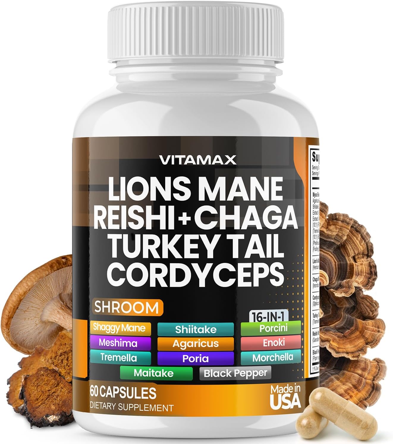 Vitamax MycoBoost Mushroom Blend – Focus and Energy - görsel 7