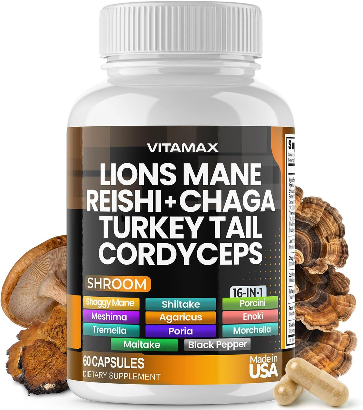 Vitamax MycoBoost Mushroom Blend – Focus and Energy - görsel 7