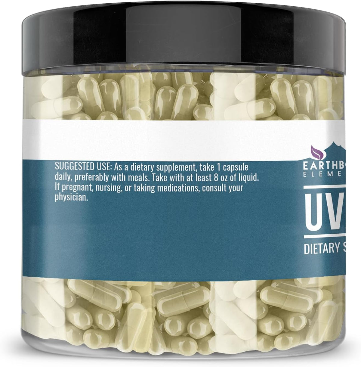 Earthborn Elements Uva Ursi 200 Capsules, Pure & Undiluted, No Additives - görsel 3