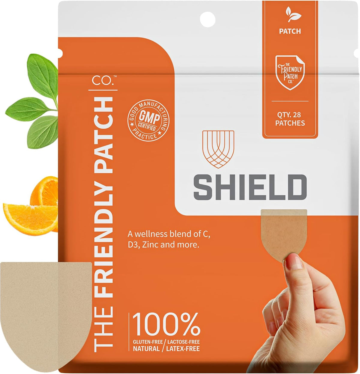 The Friendly Patch Shield Immunity Support Patch – 28 Patches - görsel 1