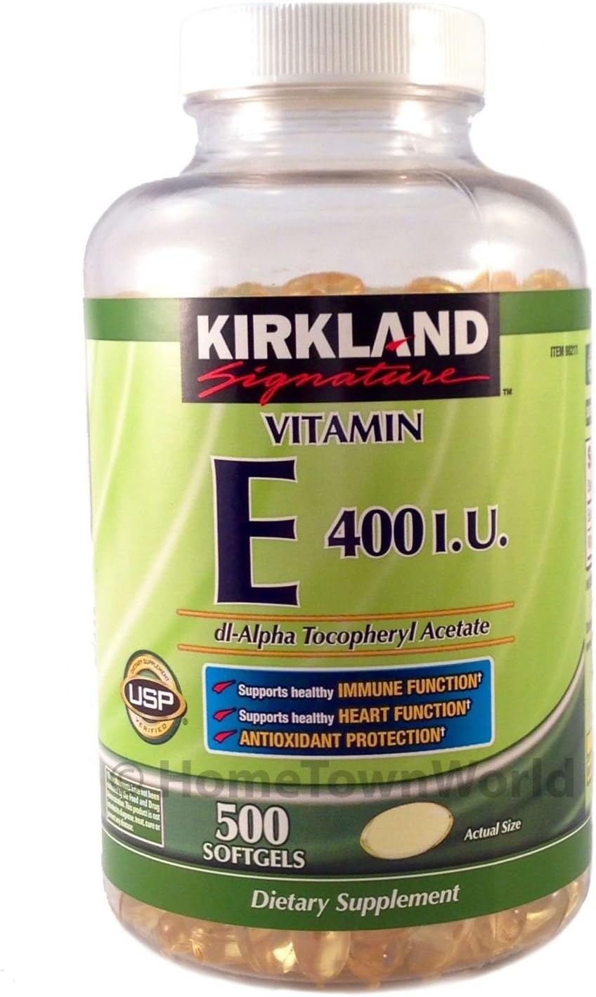 Vitamin E 400 IU 500 Softgels - görsel 1