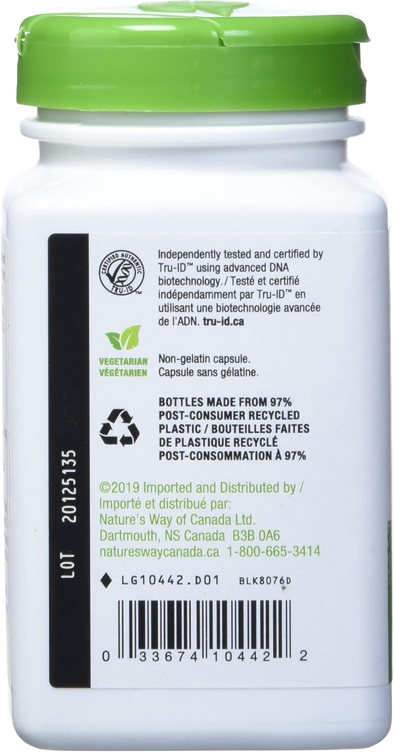 Nature's Way Slippery Elm Bark, 1,600 mg, 100 Vegetarian Capsules, Pack of 2 - görsel 3