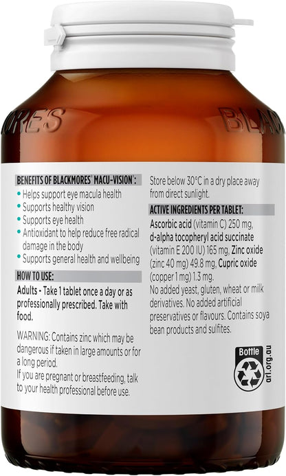 Blackmores Macu-Vision, 150 Tablets