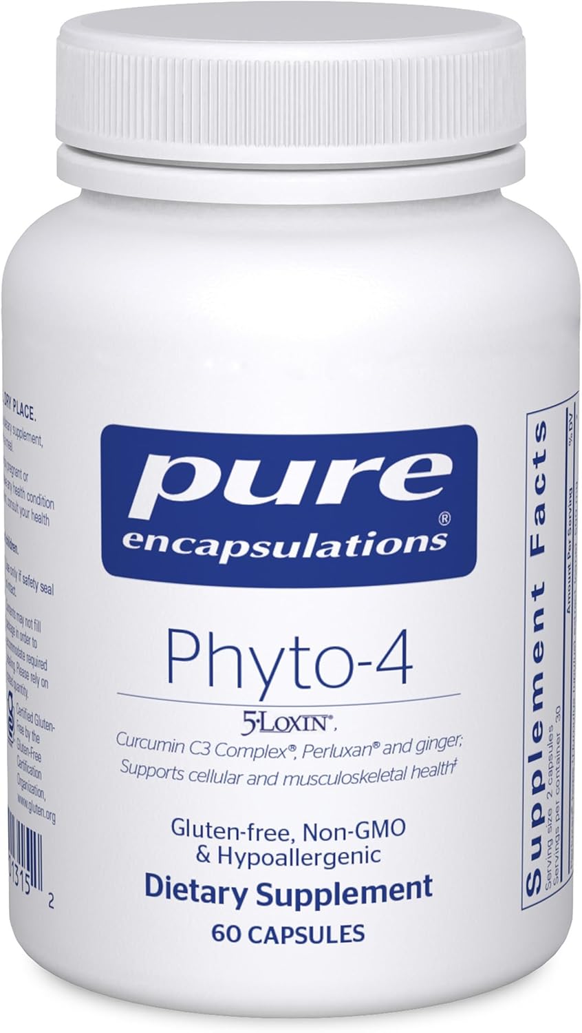 Pure Encapsulations Phyto-4 | Hypoallergenic Supplement Supports Immune, Cellular and Tissue Health | 60 Capsules - görsel 1
