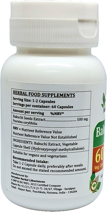 Bakuchi Forte Capsule 500 mg - 60 Veg Capsules