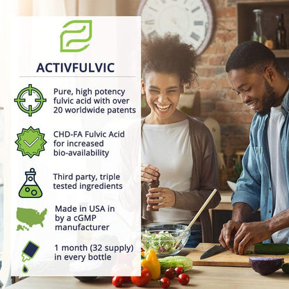 ActivFulvic - Fulvic Acid Liquid Supplement, 32-Day Supply
