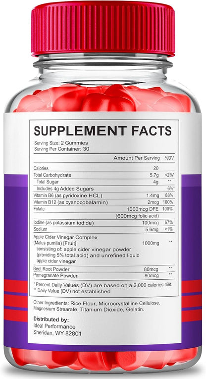 Keto Glow ACV Gummies – Maximum Strength, All-Natural Support Formula (3 Pack)