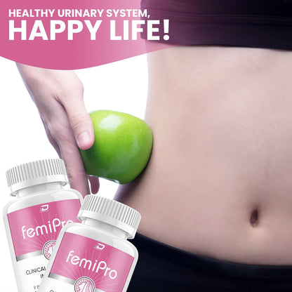 FemiPro Food Supplement – Probiotic for Urinary and Bladder Health, 5 Bottles (300 Capsules)