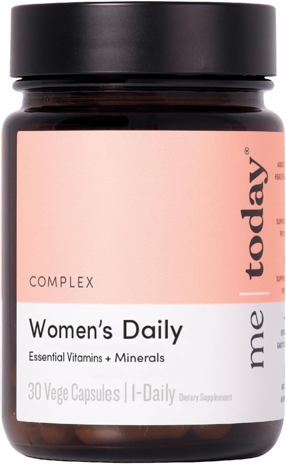 me today Daily Multivitamin for Women – Women's Multivitamin & Multimineral Supplement with 27 Vitamins & Minerals including Vitamin A, D, C, Zinc, Magnesium & More for Daily Support – 2 Months' Supply, 30 Vegetarian Servings - görsel 1