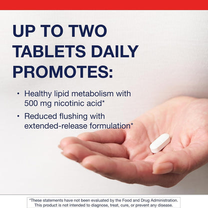 Metagenics Niatain Niacin B3 500mg, Sustained-Release