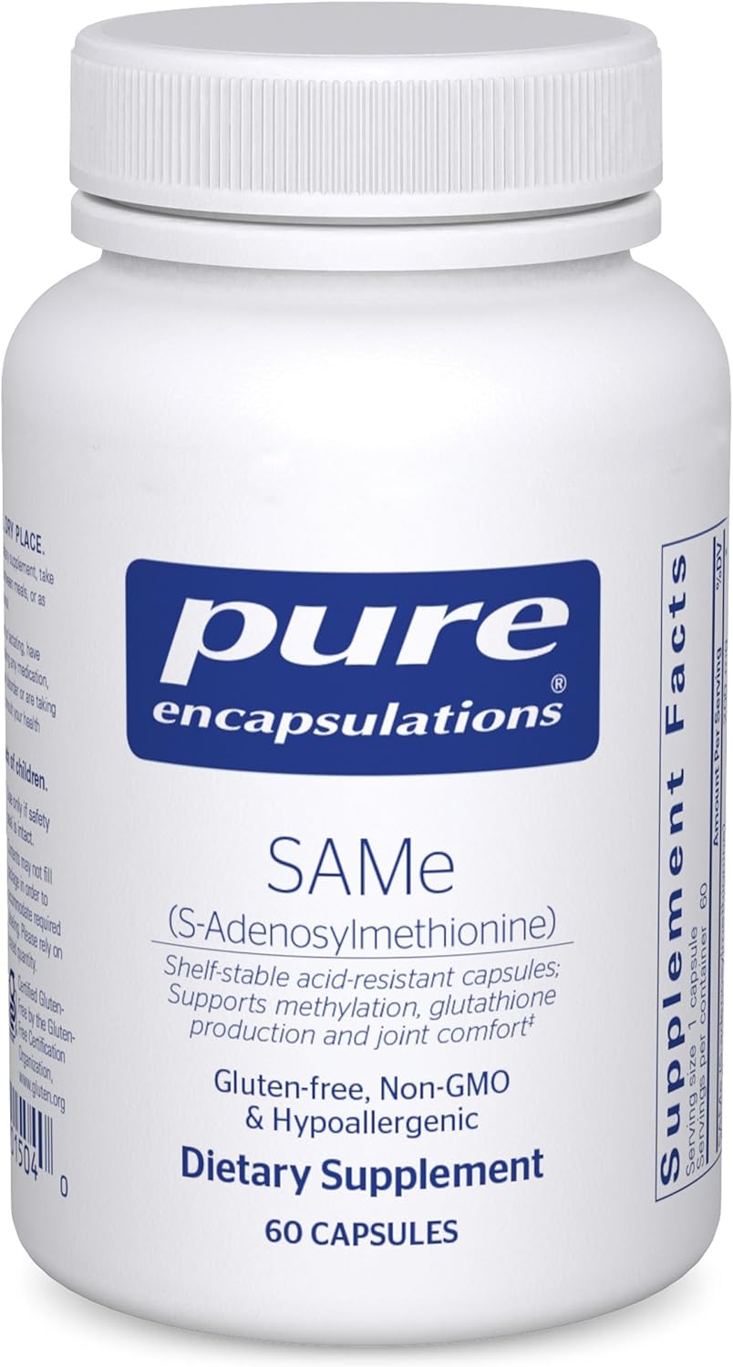 Pure Encapsulations SAMe (S-Adenosylmethionine) 200 mg – 60 Capsules - görsel 1