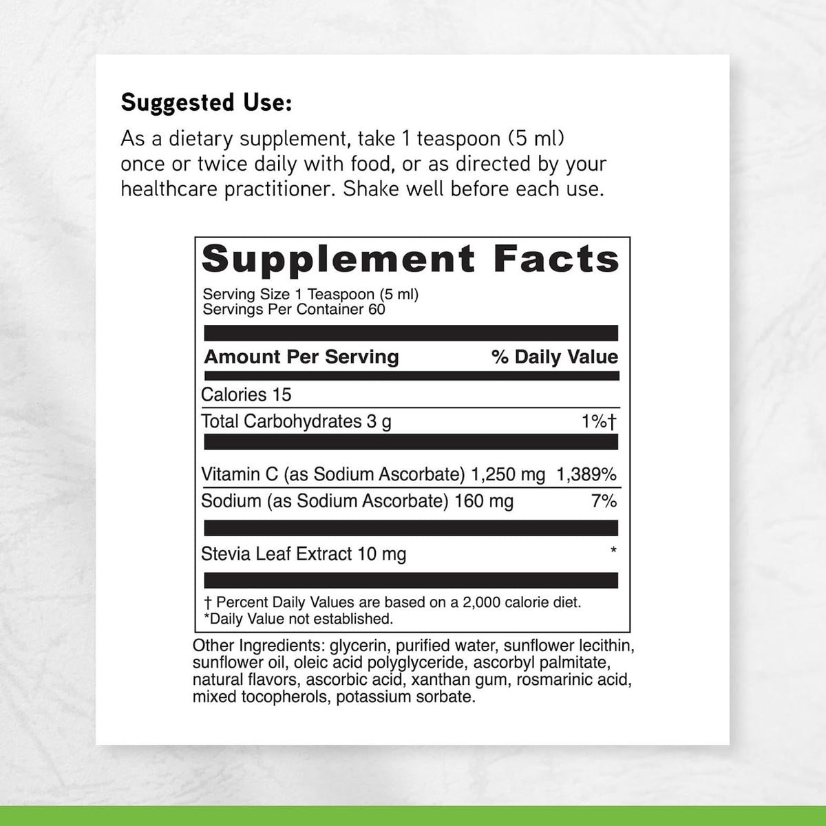 DAVINCI Labs Liposomal C - Collagen Production, Oxidative Stress & Immune Health Support - Liposomal Delivery System - Gluten-free, Vegetarian - 300 ml (60 Servings) - görsel 6